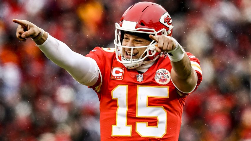 Chiefs quarterback Patrick Mahomes is competing for his 3rd Super Bowl ring.