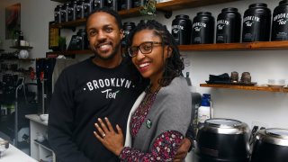 Ali and Jamila Wright, co-owners of Brooklyn Tea.