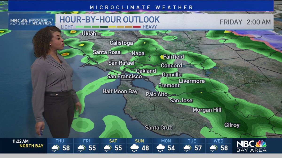 Forecast: Storm chances today – NBC Bay Area