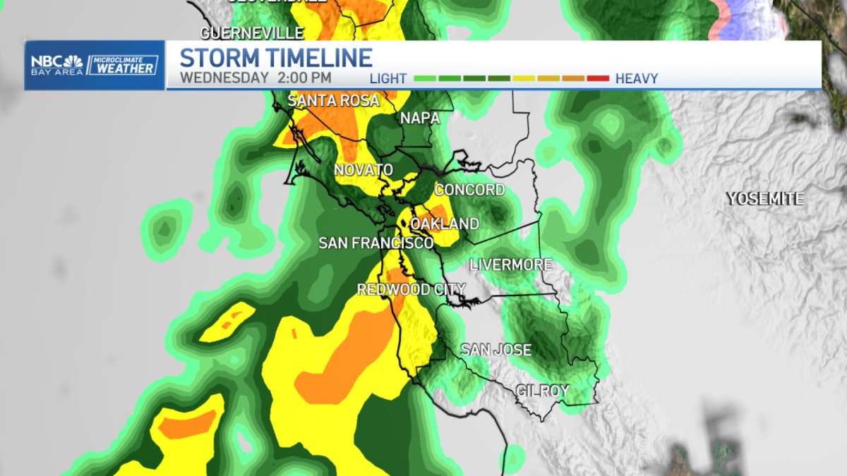 Jeff’s forecast: 3 Bay Area storms; updated rain timeline – NBC Bay Area