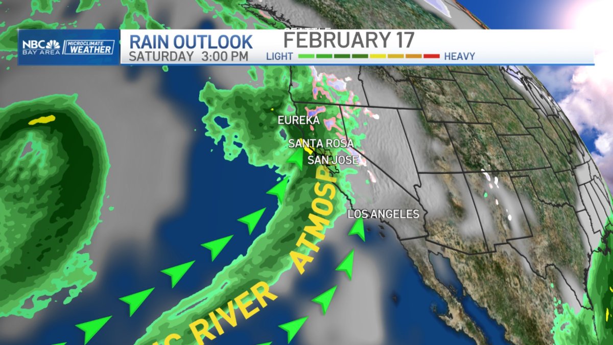 Jeff’s Forecast: Saturday rain & storm timeline – NBC Bay Area