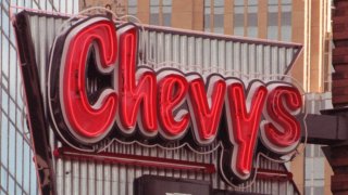 File image of a Chevys restaurant sign.