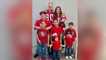 From Tracy Walsh:
Grandma and Grandpa with our grandchildren.