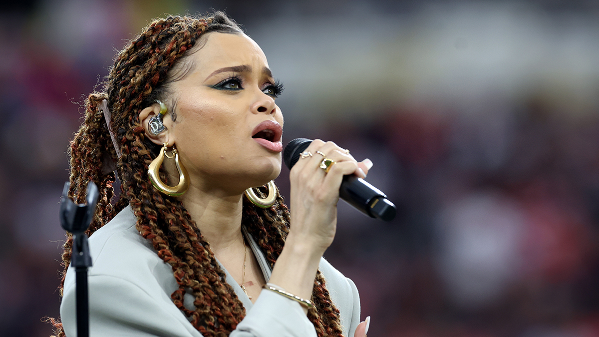 Black national anthem performed by Andra Day before Super Bowl 58 – NBC Bay  Area