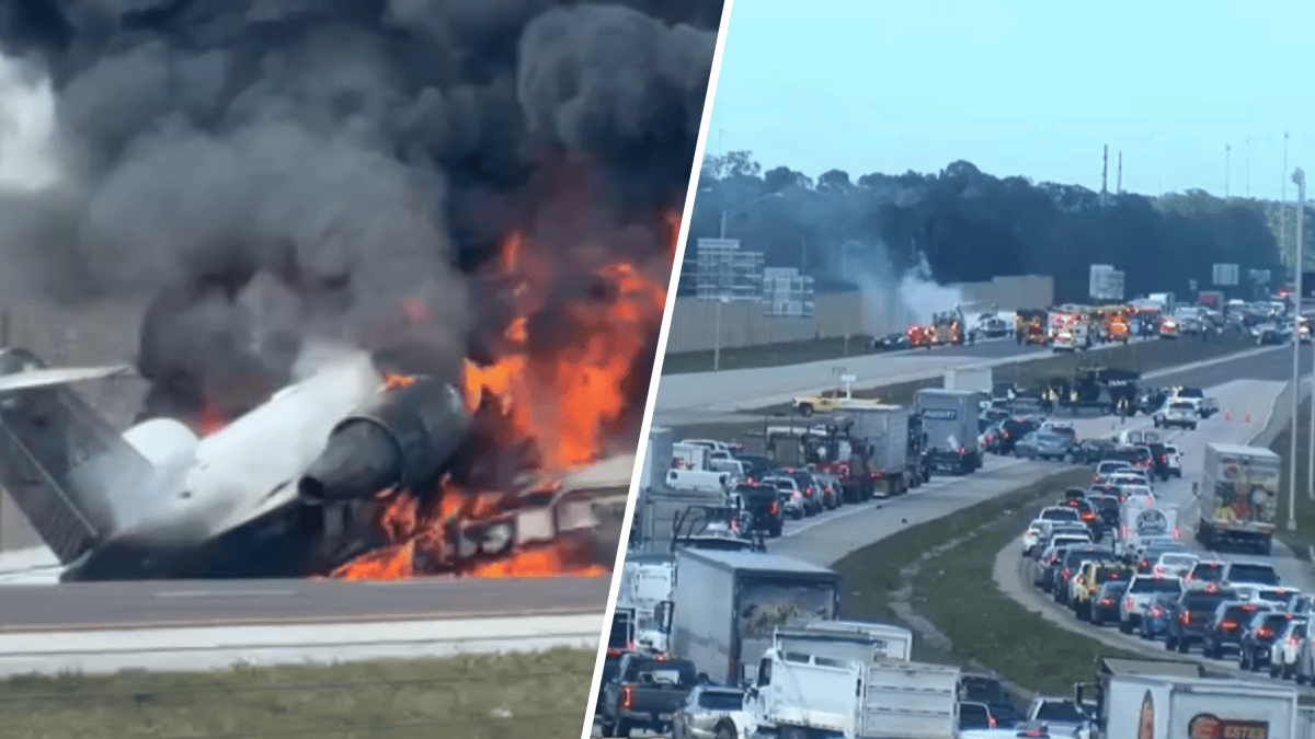Jet bursts into flames after crashing into car on I-75 in Naples, killing 2 – NBC Bay Area - Vimarsana News
