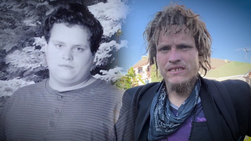 Caleb, who was once the star of his high school musical, then and now.