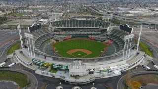 File image of the Oakland Coliseum.