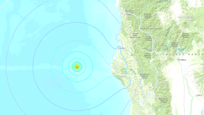 M4.9 earthquake strikes off Northern California coast