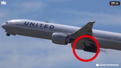 Watch: United Airlines flight bound for SFO has hydraulics issue