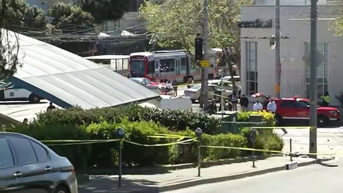 2 killed, 3 injured after car hits San Francisco bus stop – NBC Bay Area