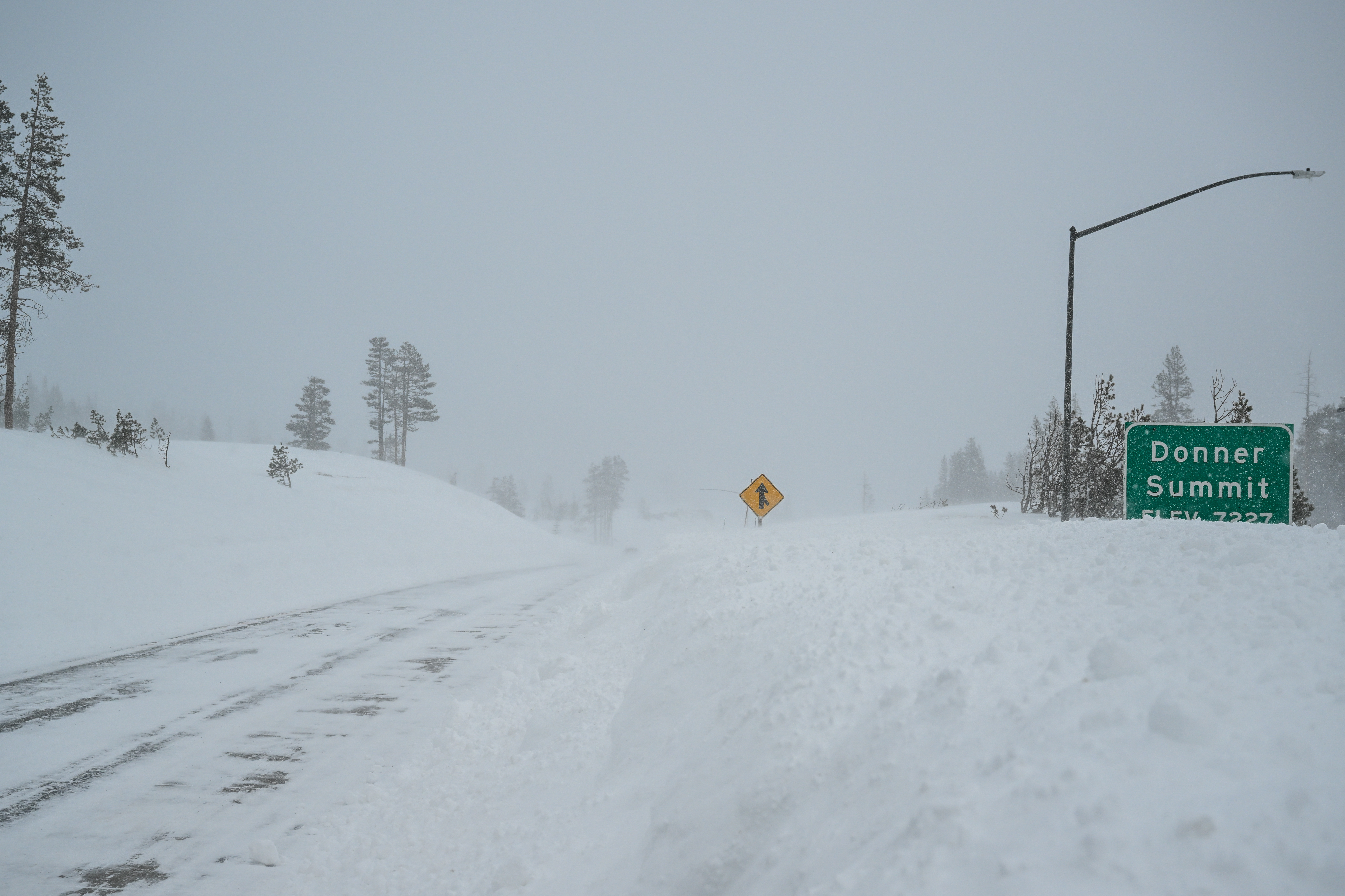 Here's how much snow fell during the Sierra blizzard