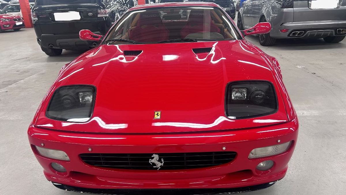 Ferrari stolen from Formula One driver Gerhard Berger in 1995 is