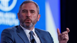 Brad Garlinghouse, CEO of Ripple, speaks at the 2022 Milken Institute Global Conference in Beverly Hills, California, U.S., May 4, 2022. 