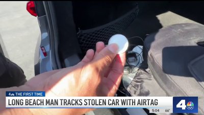 Long Beach man tracks stolen car with Apple Airtag