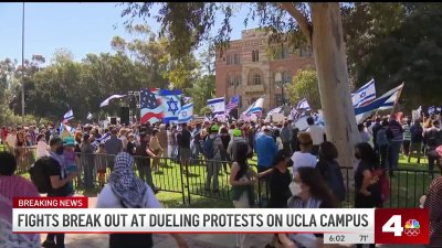 Confrontations occur at UCLA campus amid ongoing protests