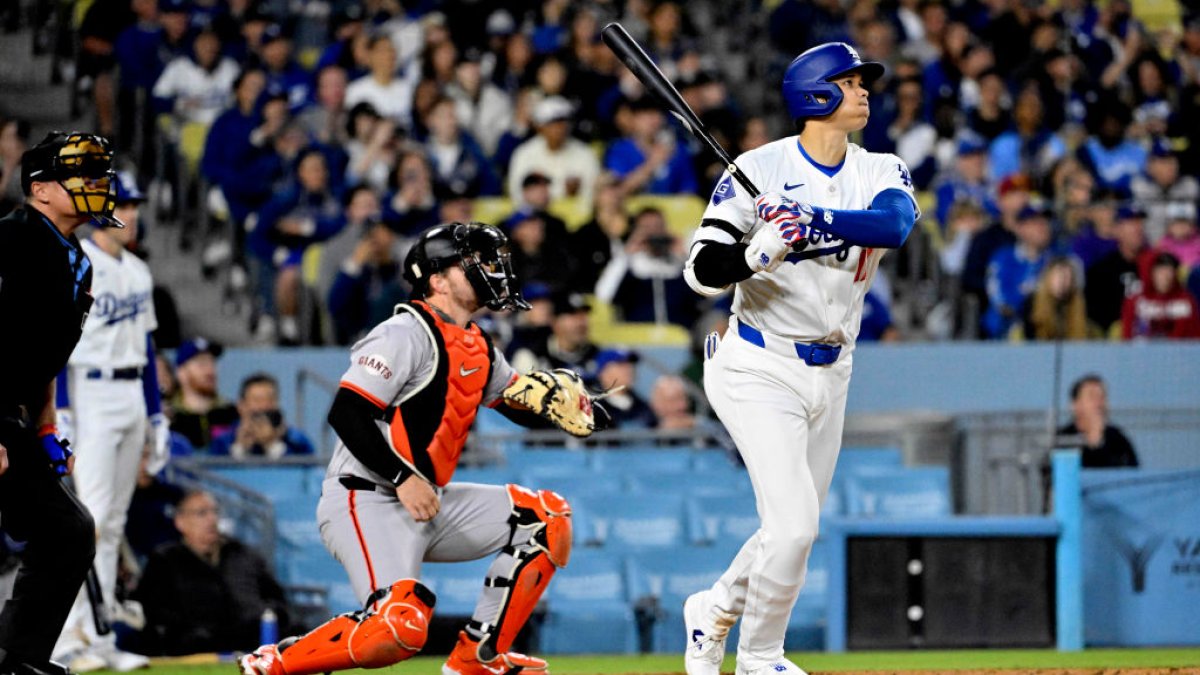 Watch: Shohei Ohtani hits first home run in Dodgers 5-4 series sweep ...