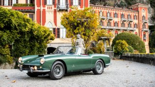 A 1960 Ferrari 400 Superamerica SWB Cabriolet by Pinin Farina, available via Sotheby’s Private Sales.