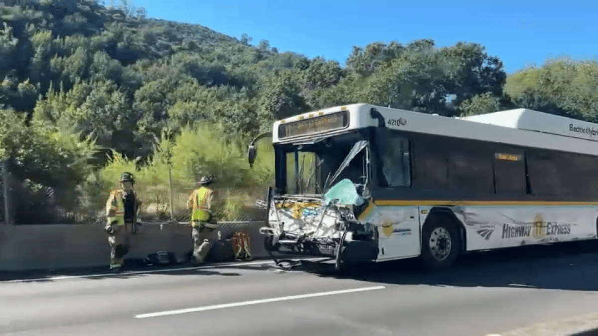 Crash involving bus on Highway 17 – NBC Bay Area