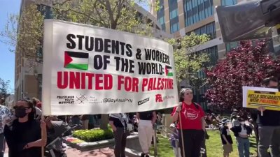 Hundreds gather in Oakland, rally for workers' rights, immediate ceasefire in Gaza