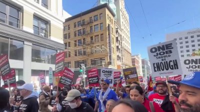 May Day rally and march in San Francisco