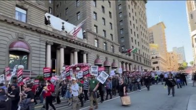 May Day brings thousands in support of janitors, hotel workers in San Francisco