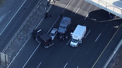 Suspect critically injured following standoff on I-80 in Solano County