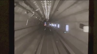 A closer look: BART subway tunnel lights