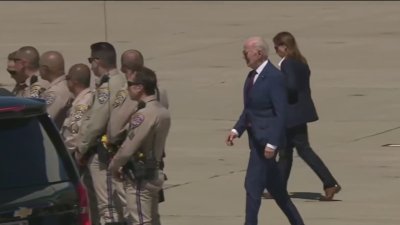 President Biden leaves Bay Area after brief stop to attend campaign events