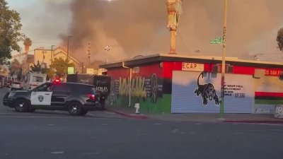 West Oakland church damaged, house destroyed in fire