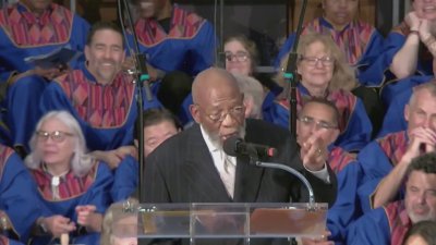 Watch: Rev. Amos Brown shares message from vice president, speaks on Rev. Cecil Williams