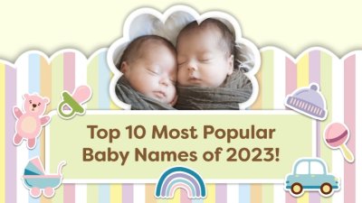 What are the most popular baby names in the U.S.?