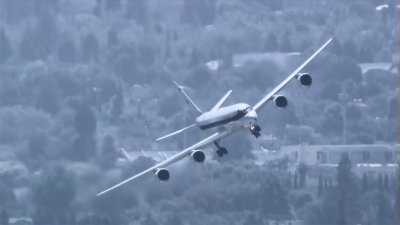 Watch: NASA's DC-8 airplane makes low pass over the Bay Area during final flight