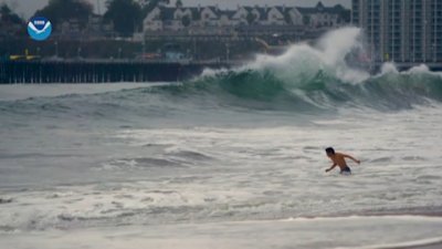 Climate change's impact on California beach conditions