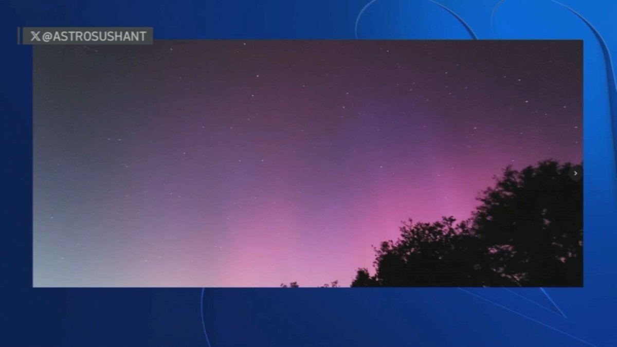 Northern Lights Aurora viewing in California NBC Bay Area