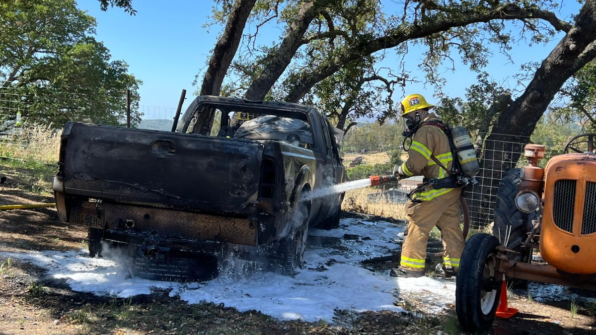 Crews extinguish vehicle fire in Napa County – NBC Bay Area