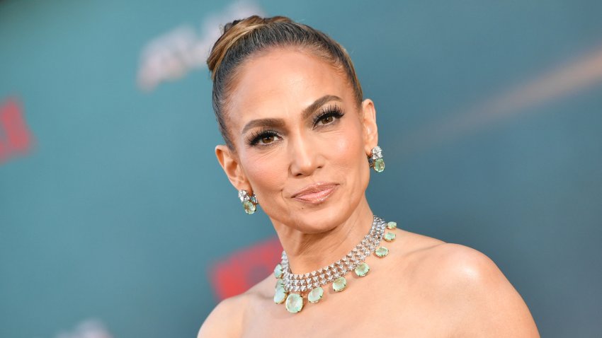 Jennifer Lopez attends Netflix's premiere of "Atlas" at the Egyptian Theatre in Hollywood, California