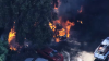 Firefighters battle blaze in Hayward