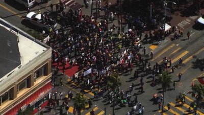 May Day demonstrations, Gaza war protests continue across Bay Area