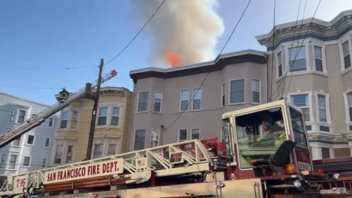 Crews knock down 2-alarm structure fire in SF’s Nob Hill – NBC Bay Area