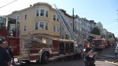 Crews knock down 2-alarm structure fire in SF's Nob Hill