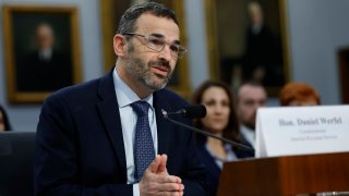 IRS Commissioner Danny Werfel testifies before the House Appropriations Committee in Washington, D.C., on May 7, 2024.
