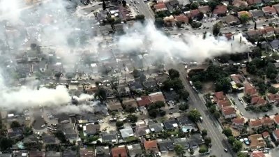 Crews battle 3 separate house fires in San Jose