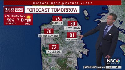 Jeff's Forecast: Hot 90s to 100 for parts of the Bay Area