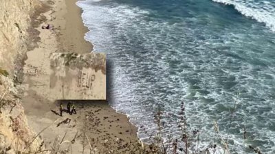 Stranded windsurfer rescued after spelling out ‘HELP' on Santa Cruz-area beach