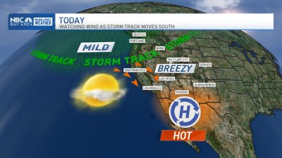 Forecast: Warm Bay Area inland with Lake County fire danger