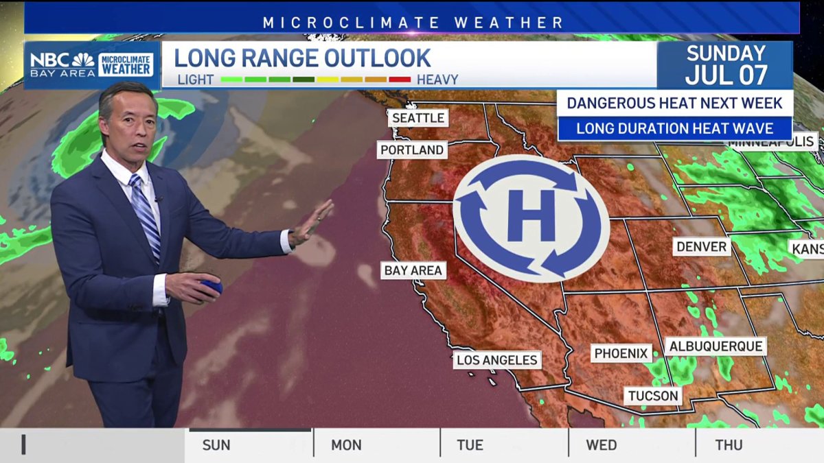 Rob’s forecast: mild weekend, hotter days ahead – NBC Bay Area