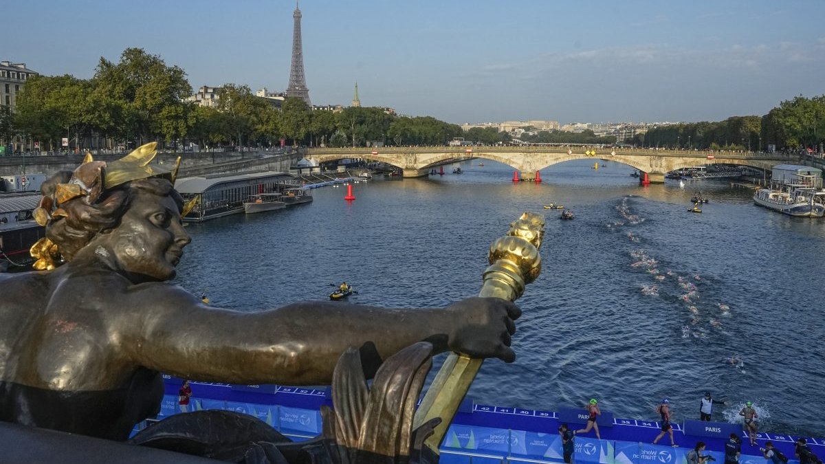 Olympic triathlon training Swimming in Seine nixed again Monday NBC