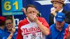 San Jose product Joey Chestnut out of Nathan's July Fourth hot dog eating contest, MLE says