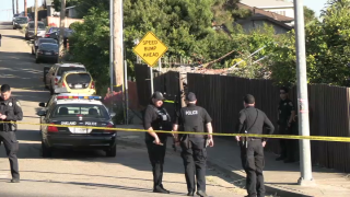 Police investigate a deadly shooting in Oakland.