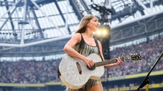Taylor Swift performs on stage during The Eras Tour on June 28, 2024 in Dublin, Ireland.